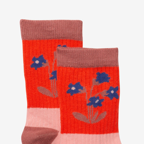 Girls' red socks