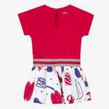 Baby girl red printed dress