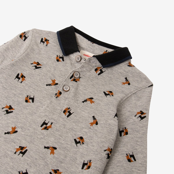 Baby boy long sleeve polo shirt Catimini USA