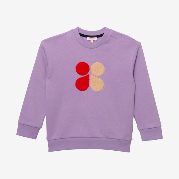 Baby's purple butterfly sweatshirt