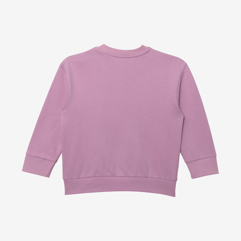 Baby girls' purple sweatshirt