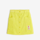 Girls' neon yellow skirt
