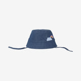 Newborn blue bucket hat
