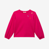 Girls' hot pink T-shirt