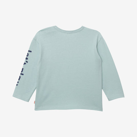 Baby boys' blue T-shirt