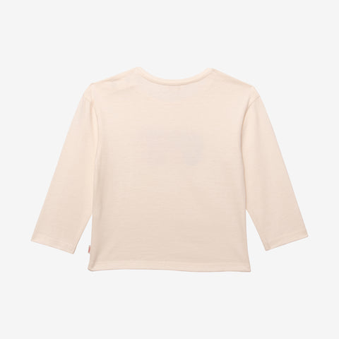 Baby girls' off white T-shirt