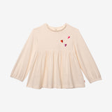 Baby girls' off white T-shirt