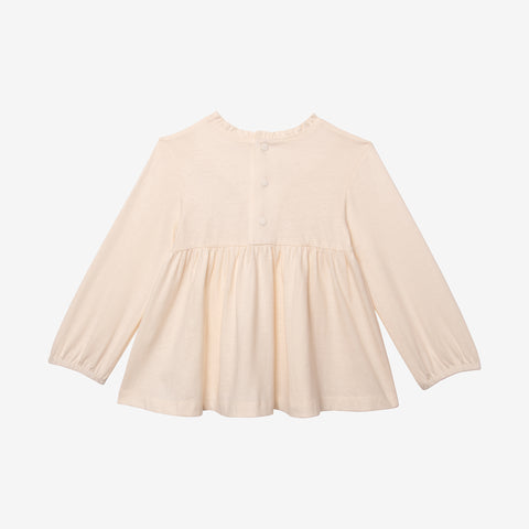 Baby girls' off white T-shirt