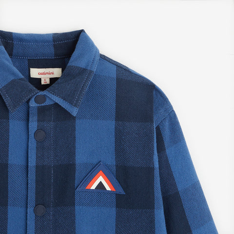 Boys' navy blue shirt