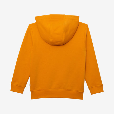 Boys' deep yellow hoodie