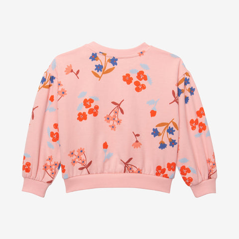 Baby girls' blush sweatshirt