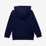 Baby boys' navy blue zip hoodie