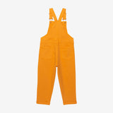 Girls' deep yellow denim overalls