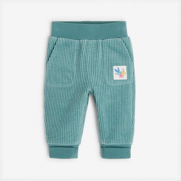 Newborn blue-green pants
