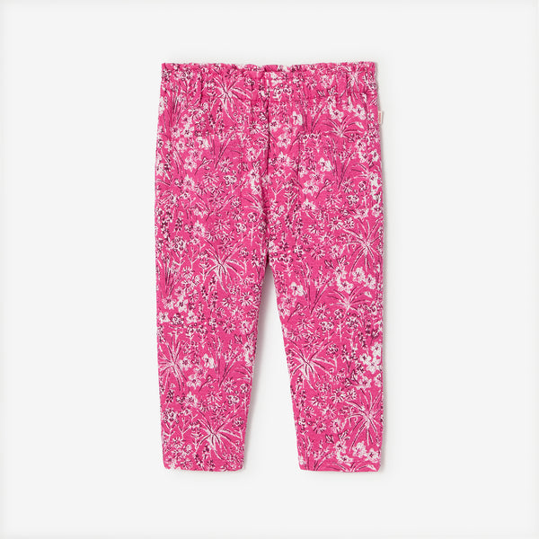 Baby girls' hot pink pants