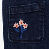 Baby girls' dark blue pants