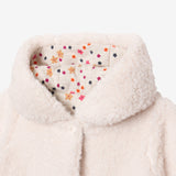 Newborn girls' off white jacket