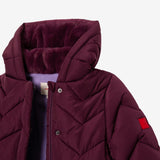 Girls' purple parka