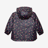 Baby girls' navy blue raincoat