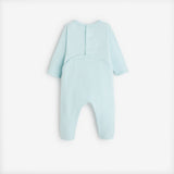 Newborn light blue footie pajama