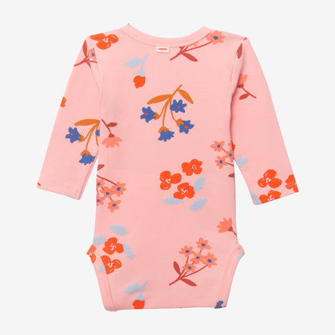 Newborn girls' blush bodysuit