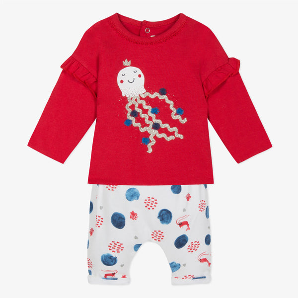 Baby Boy embroidered denim shirt