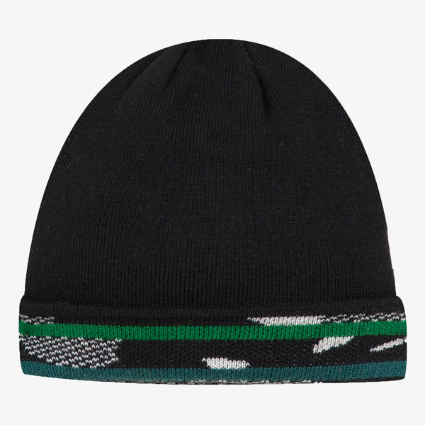 Boys' green velvet graphic hat