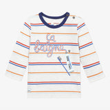 Baby boy striped long sleeve T-shirt
