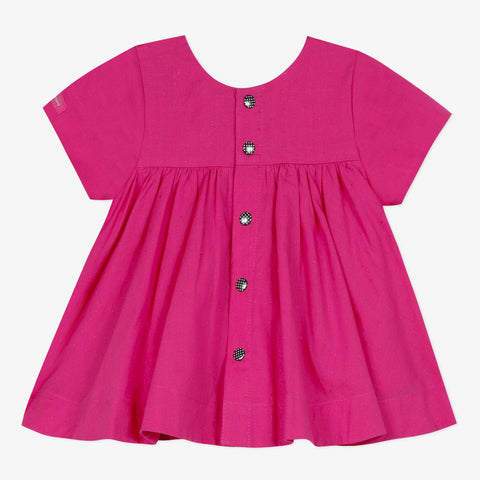 Baby girl pink flare blouse