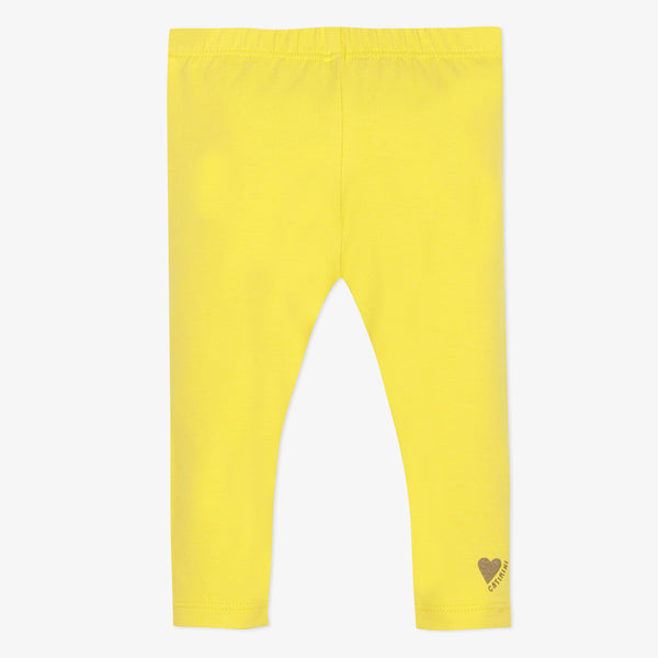 Baby girl yellow leggings