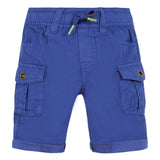 Baby boy blue cargo shorts