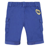 Baby boy blue cargo shorts