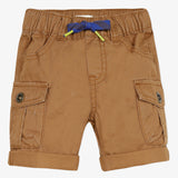 Baby boy brown cargo shorts