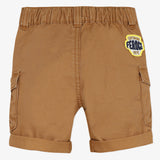 Baby boy brown cargo shorts