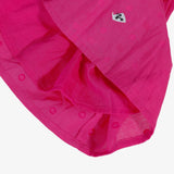 Newborn girl  fuschia pink dress and bloomer set