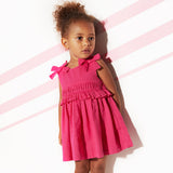 Baby girl pink cotton dress