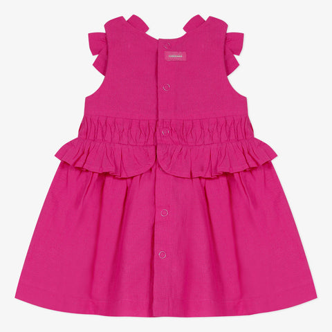 Baby girl pink cotton dress