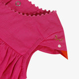 Newborn girl pink jumpsuit