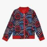 Girls' reversible bomber jacket