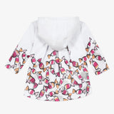 Baby girl candy printed raincoat