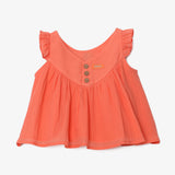 Baby girl embroidered crepe top