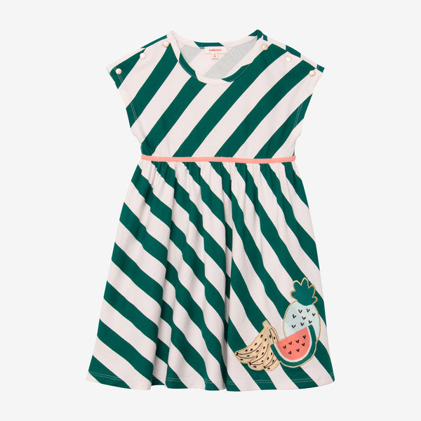 Baby girl maxi striped dress
