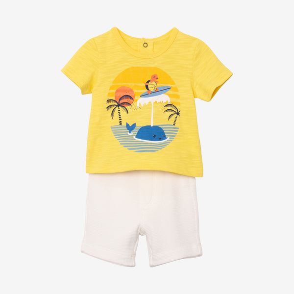 Baby boy T-shirt and shorts set | Catimini USA