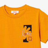 Girl saffron short sleeve T-shirt
