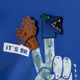 Baby boy long sleeve dinosaur T-shirt