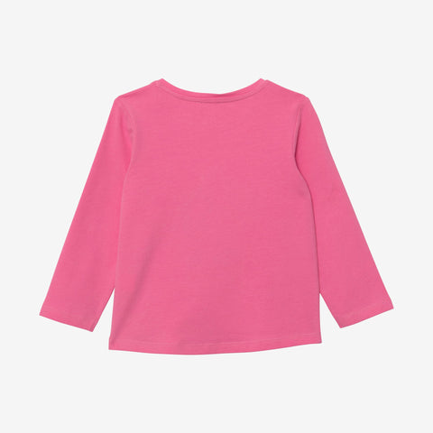 Baby girl pink long sleeve T-shirt