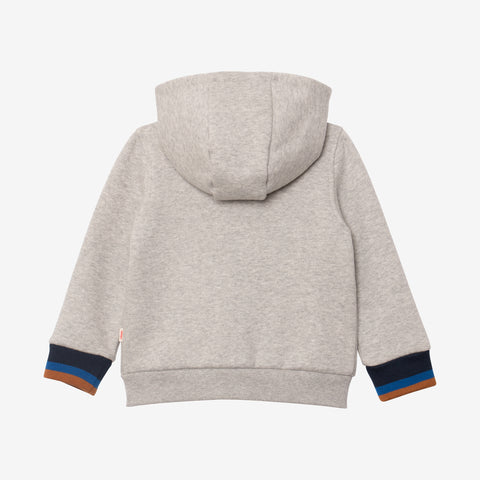 Baby boy grey zip hoodie