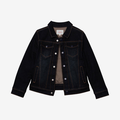 Boy dark navy denim jacket