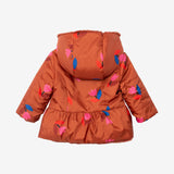 Baby girl reversible puffer jacket