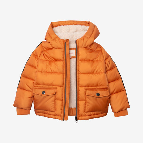 Baby boy yellow puffer parka